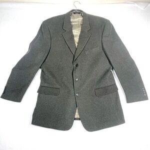 Jos A Bank Blazer Sport Coat 46L Olive Green 100% Camelhair Classic Jacket